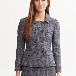 Banana Republic Tweed Blazer Sz 16